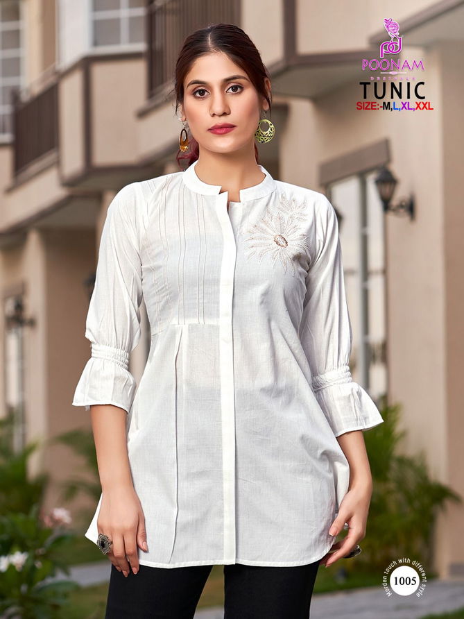 Poonam Tunic Premium Wear Ladies Top Catalog
